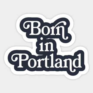 Born In Seattle - Washington State Pride Typography Gift T-Shirt Sticker